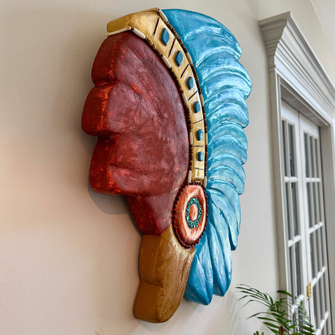 American Chief Concho Turquoise Feather - BThunder 