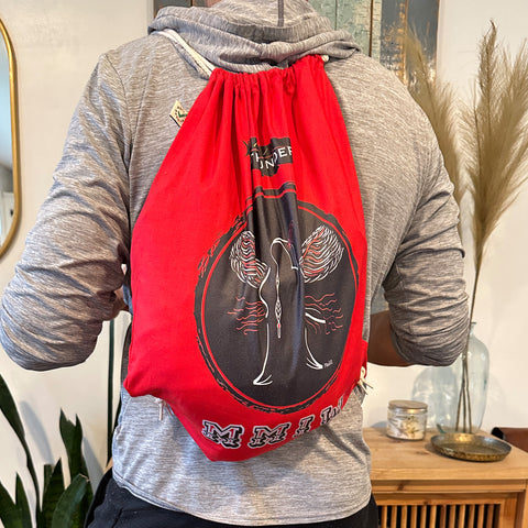 MMIW Organic Cotton Drawstring Bag - BThunder 