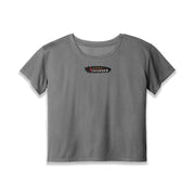 "Meshin' Around" Ladies Draft Crop Tee - BThunder 