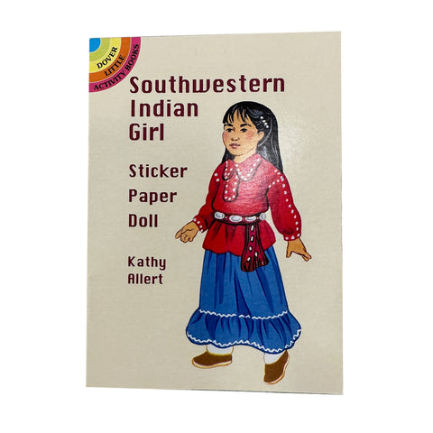 Southwestern Indian Girl Sticker Book by Kathy Allert - BThunder 