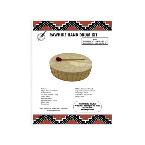 Rawhide HandDrum Kit with Drumstick - BThunder 